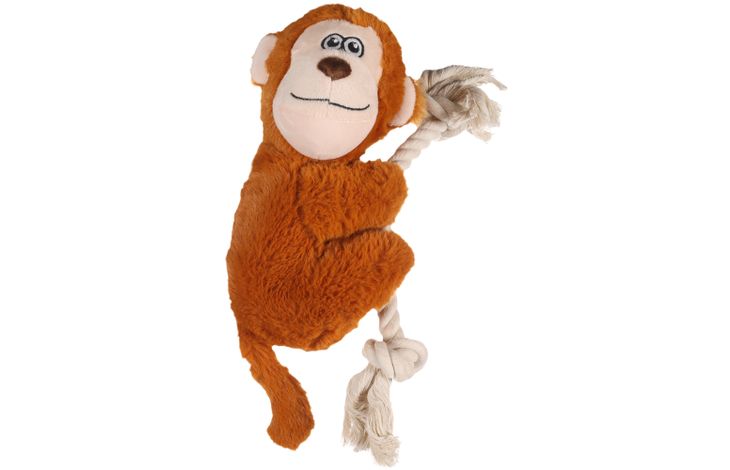 Flamingo Juguete Hangta Mono con cuerda Marrón