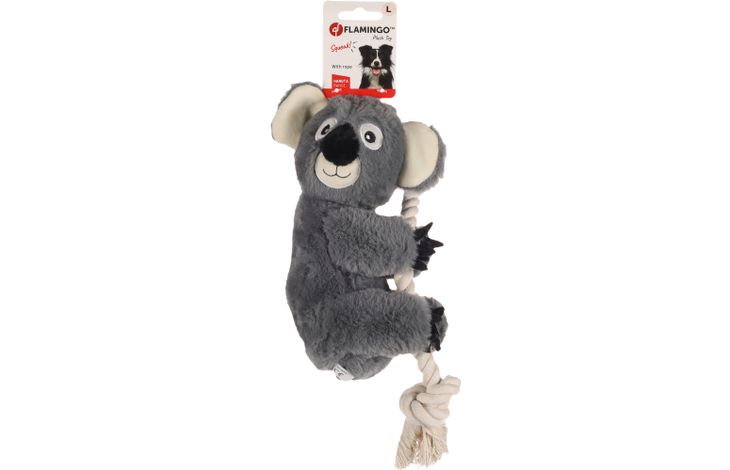 Flamingo Jouet Hangta Koala avec corde Gris