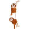 Toy Hangta Monkey With rope Brown