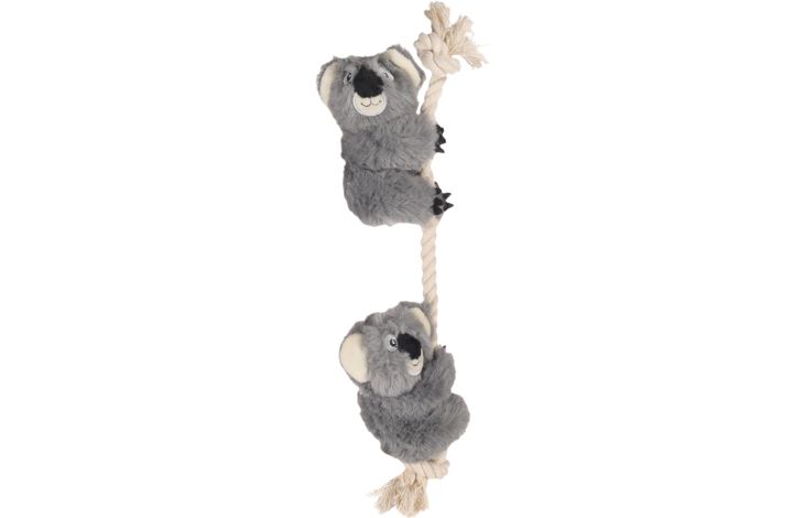 Flamingo Toy Hangta Koala with rope Grey