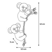 Flamingo Toy Hangta Koala with rope Grey