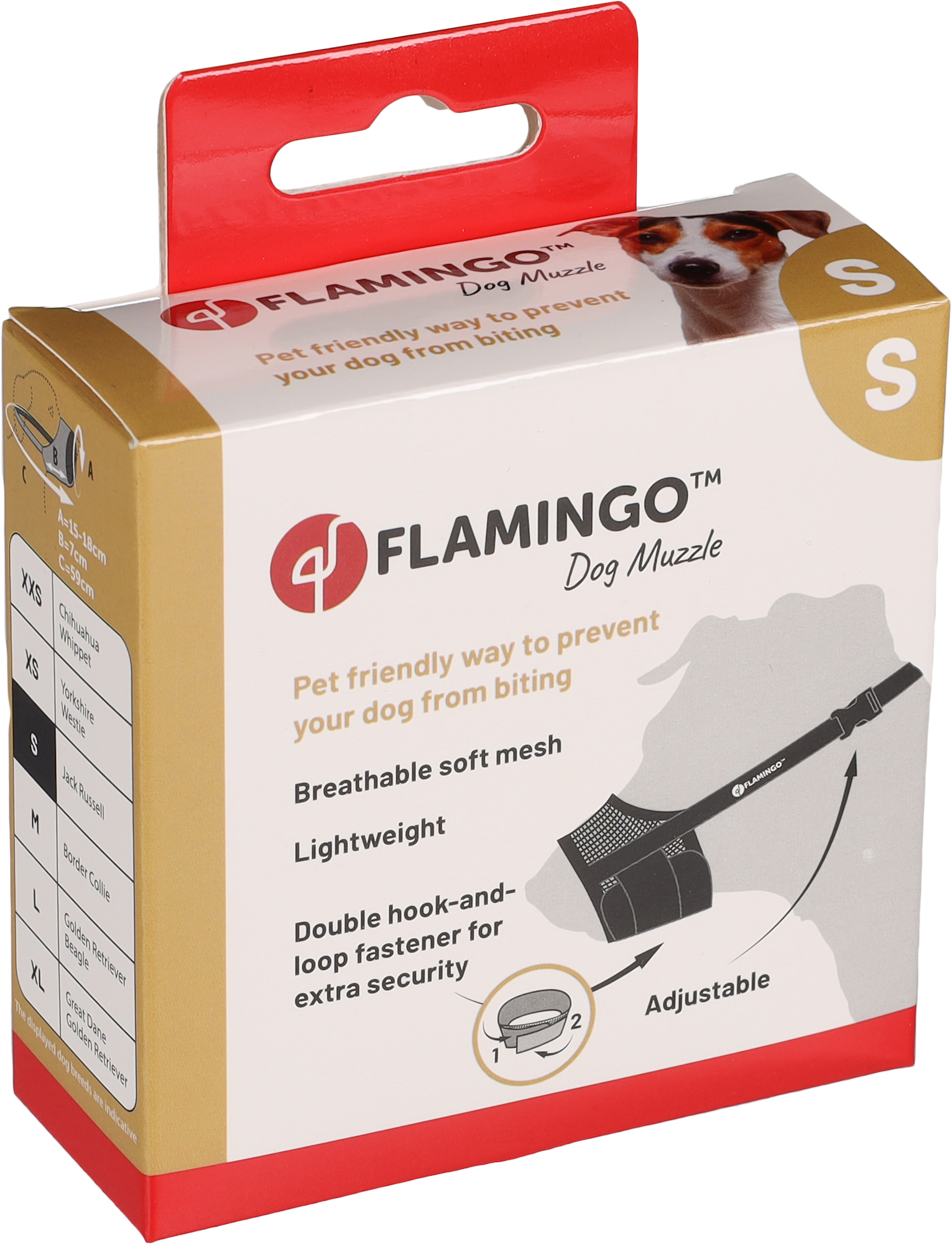 Flamingo Muzzle Rolo Black