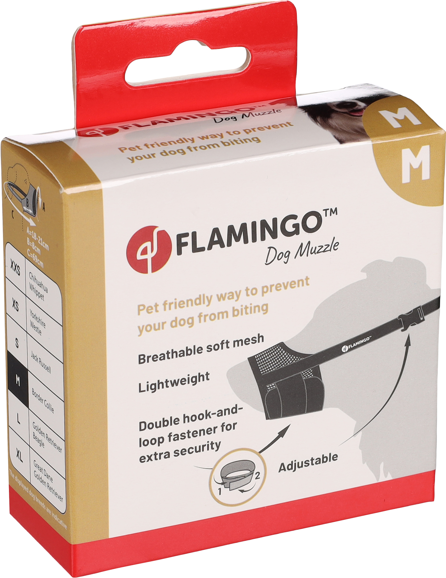 Flamingo Muzzle Rolo Black