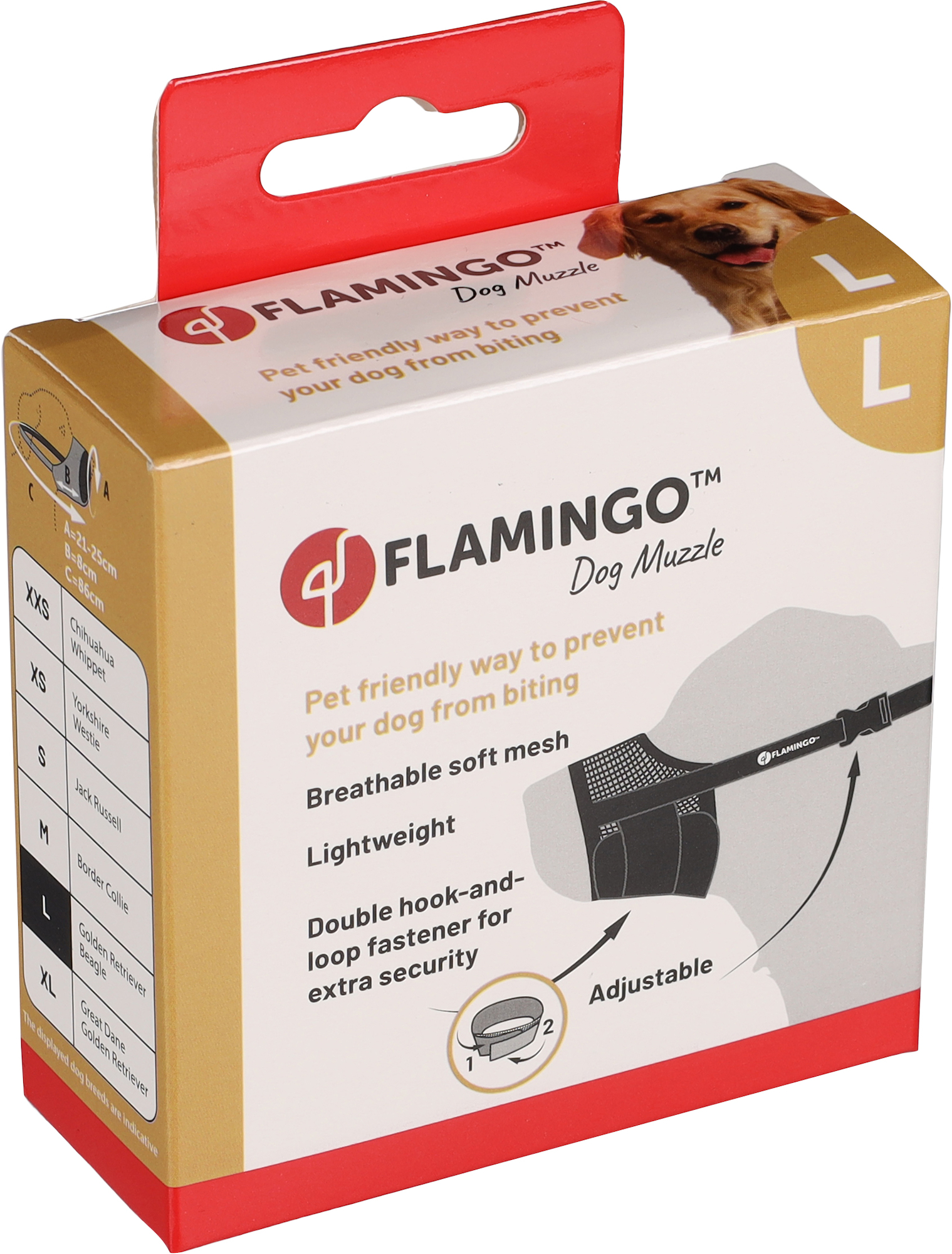 Flamingo Muzzle Rolo Black