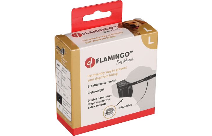 Flamingo Muzzle Rolo Black