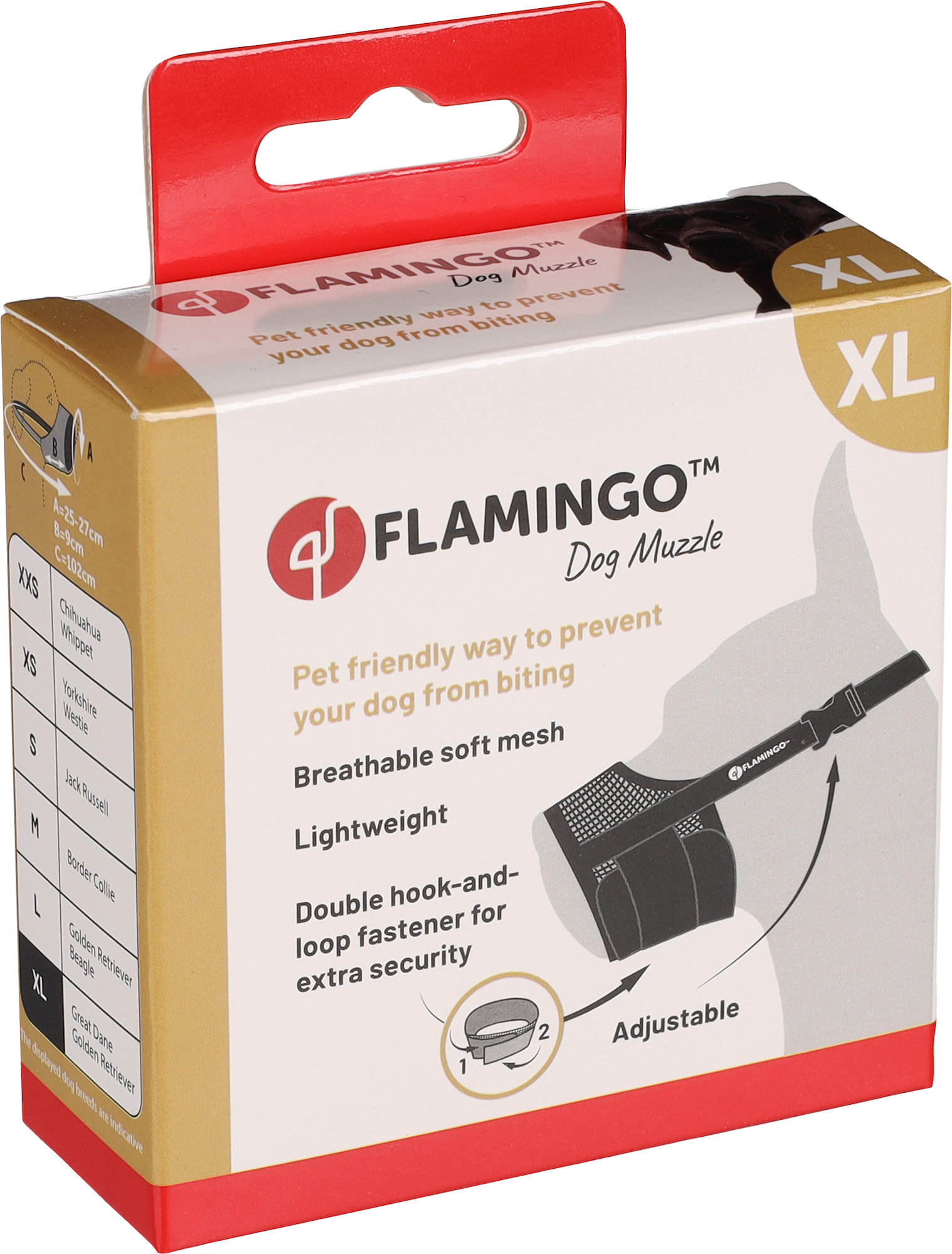 Flamingo Muzzle Rolo Black