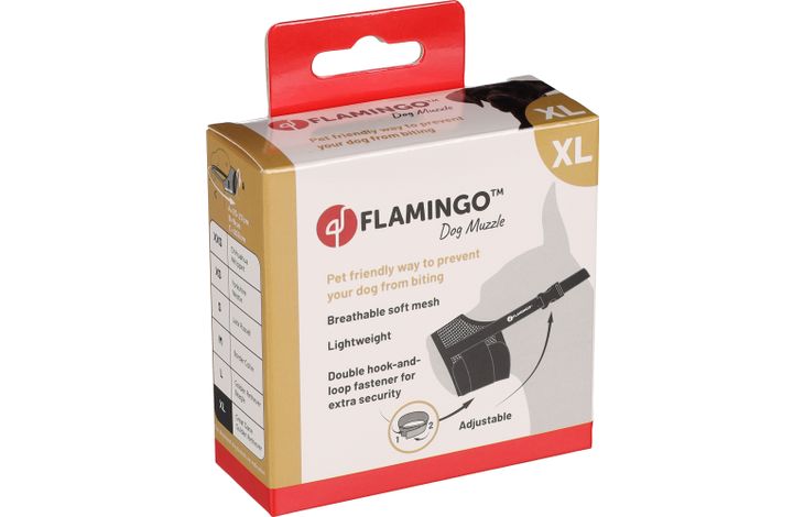 Flamingo Muzzle Rolo Black