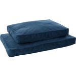 Cushion Celeste Rectangle Dark blue