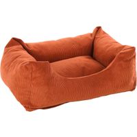 Flamingo Basket Celeste Rectangle Cognac