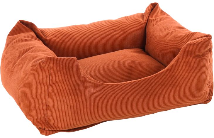 Flamingo Basket Celeste Rectangle Cognac