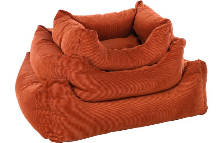 Flamingo Basket Celeste Rectangle Cognac