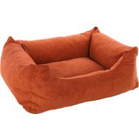 Flamingo Basket Celeste Rectangle Cognac