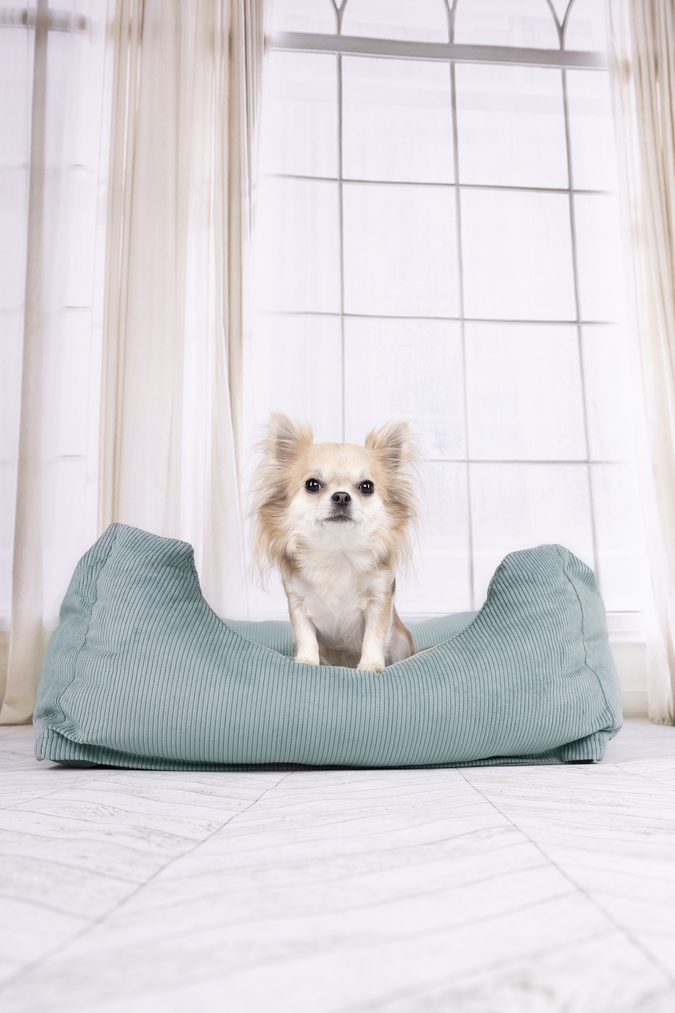 Flamingo Basket Celeste Rectangle Mint green