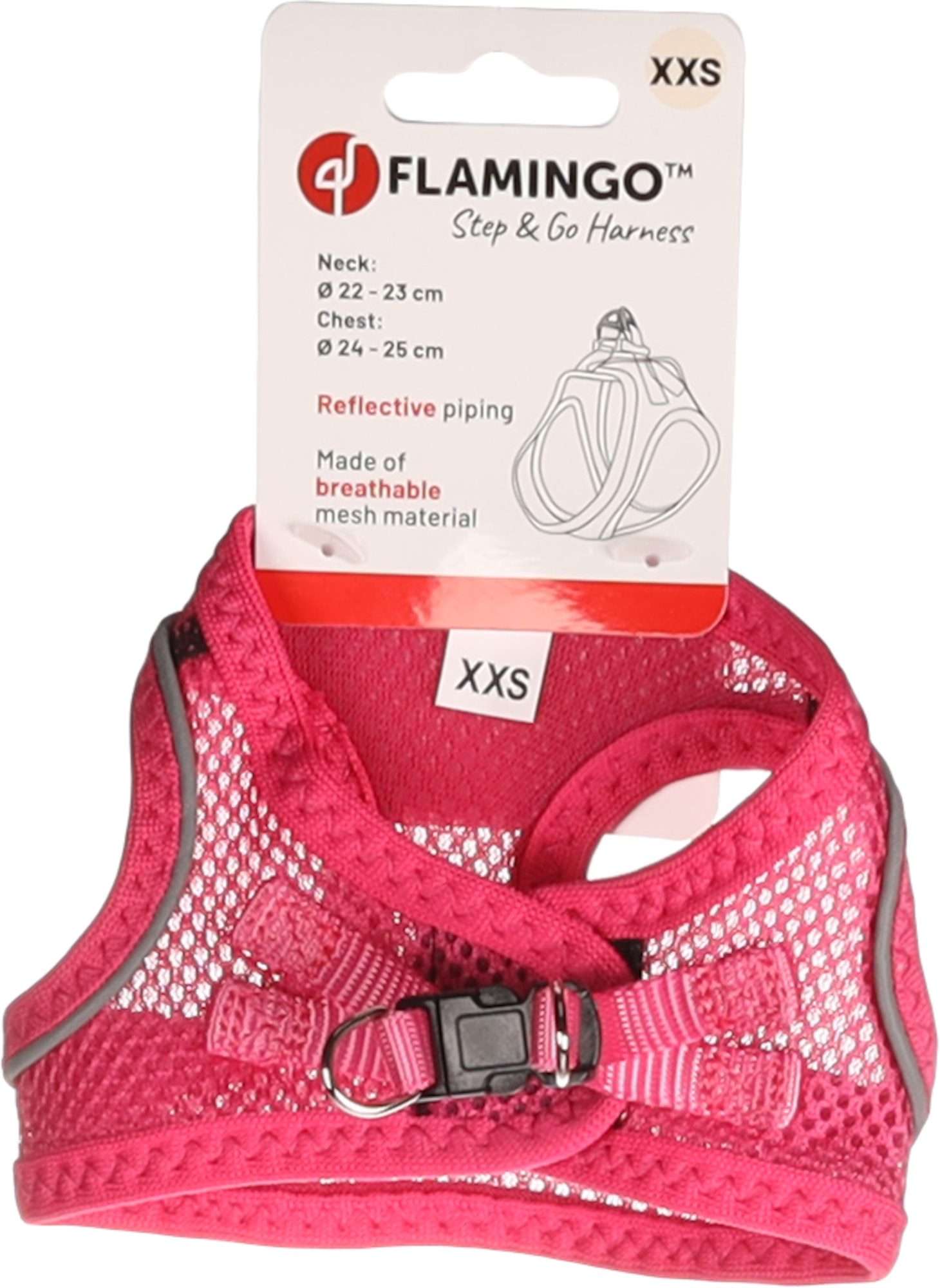 Flamingo Harness Step&Go Bento Pink