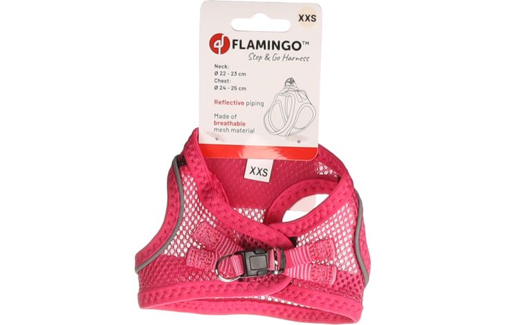 Flamingo Harness Step&Go Bento Pink