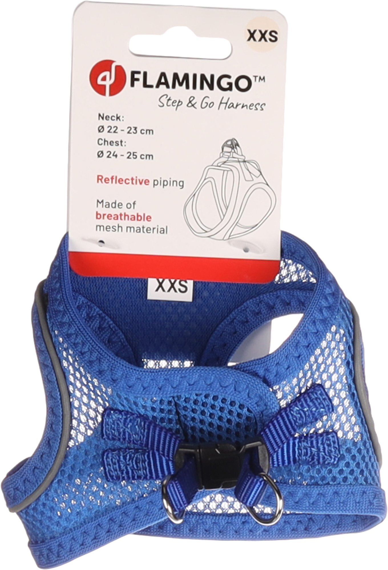 Flamingo Harness Step&Go Bento Blue