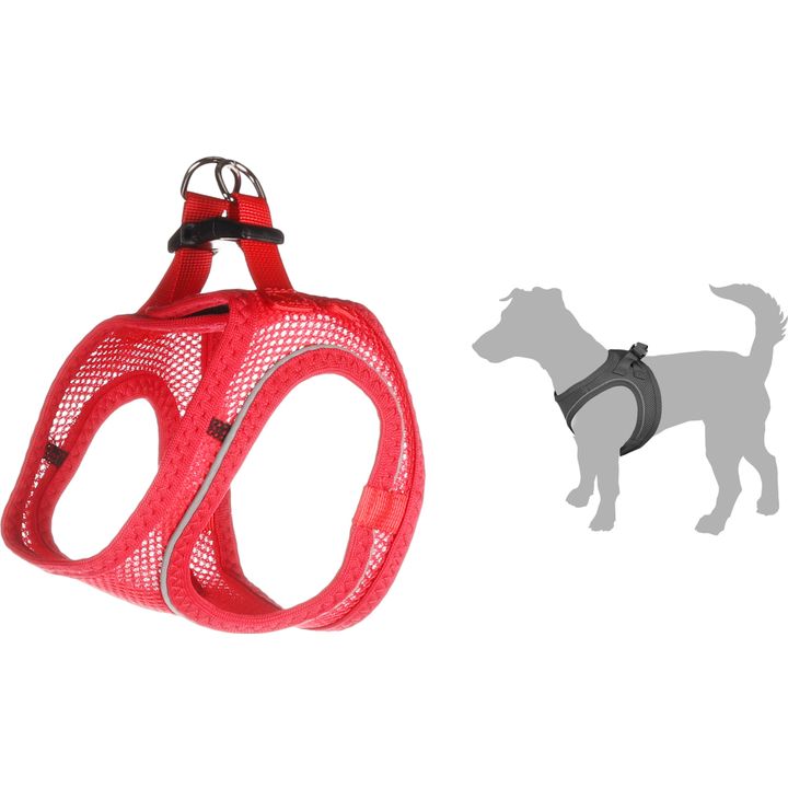 Arnés Para Perro Flamingo Pookie - Tamaño XS (28-32 Cm), Color Beige, De Polar, Con Detalles Dorados