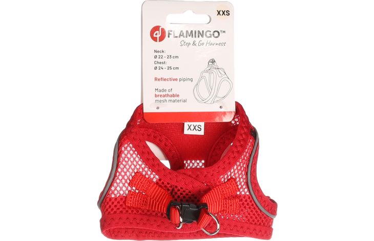 Flamingo Arnés Step&Go Bento Rojo