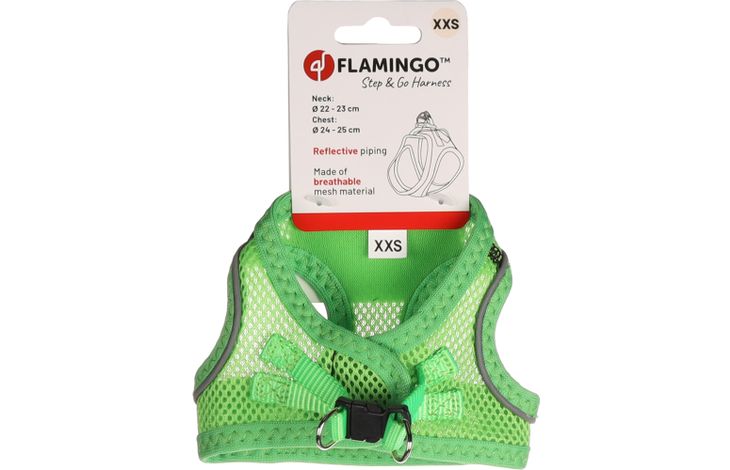 Flamingo Harness Step&Go Bento Green