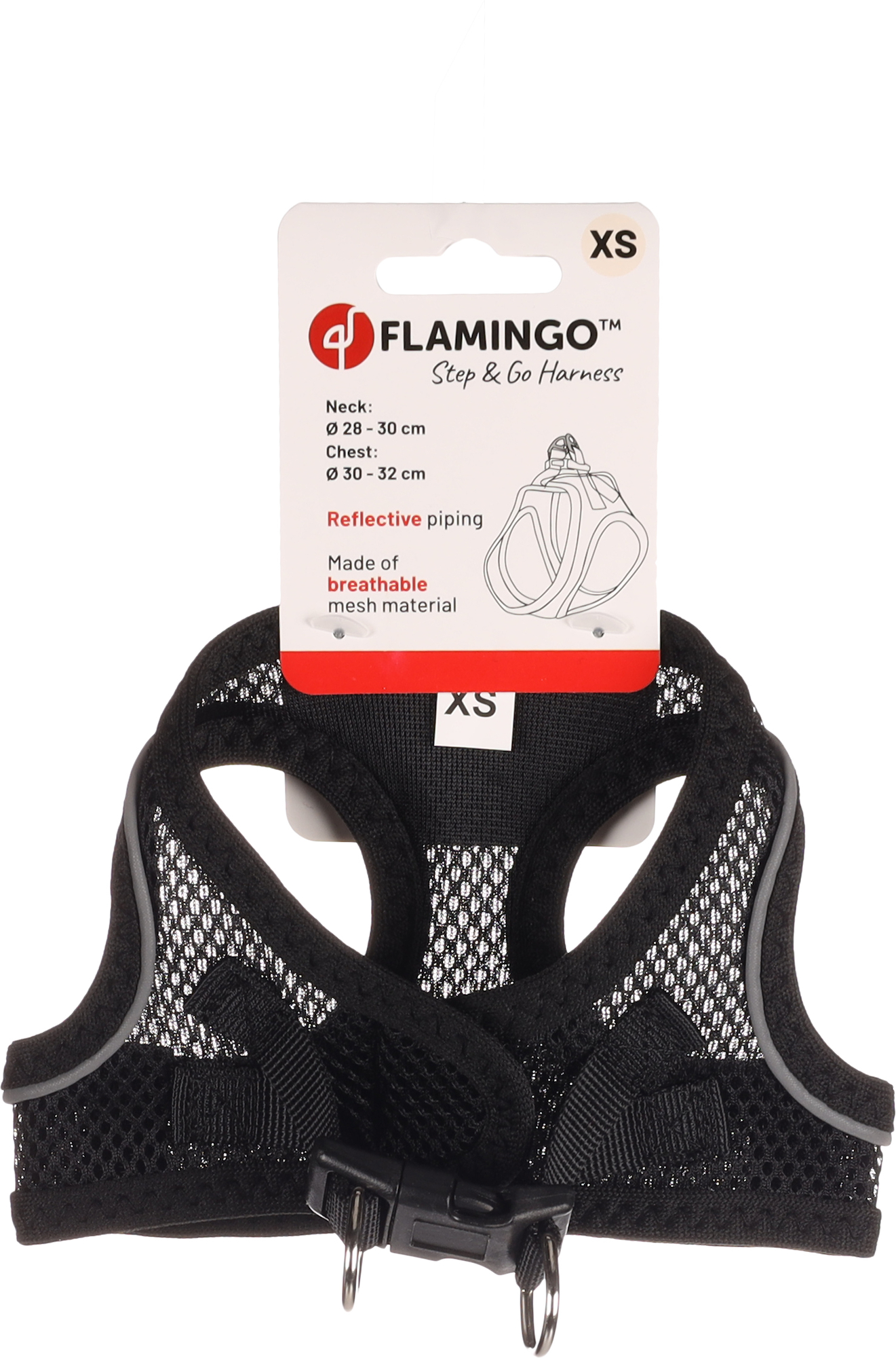 Flamingo Harness Step&Go Bento Black