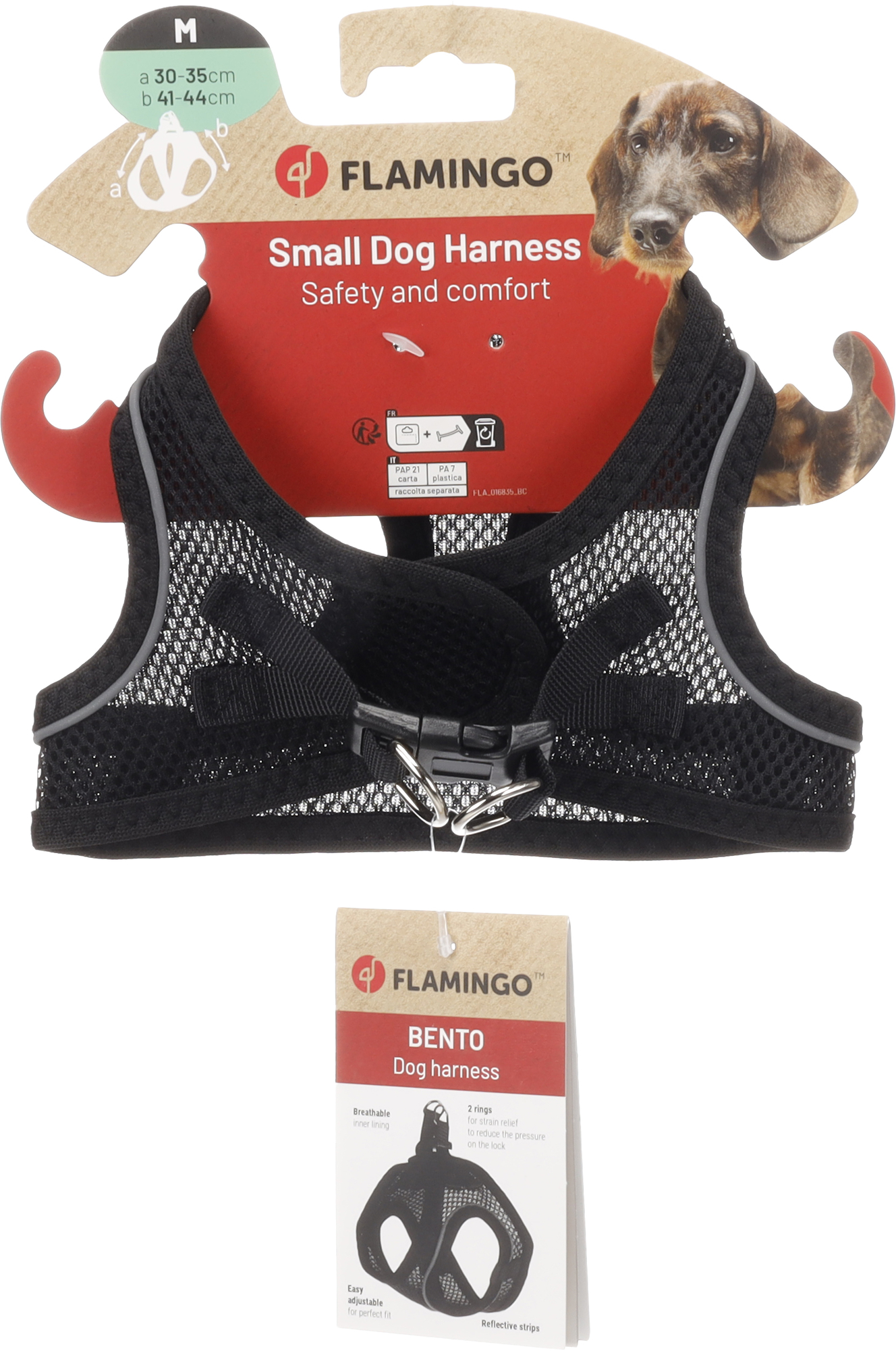Flamingo Harness Step&Go Bento Black