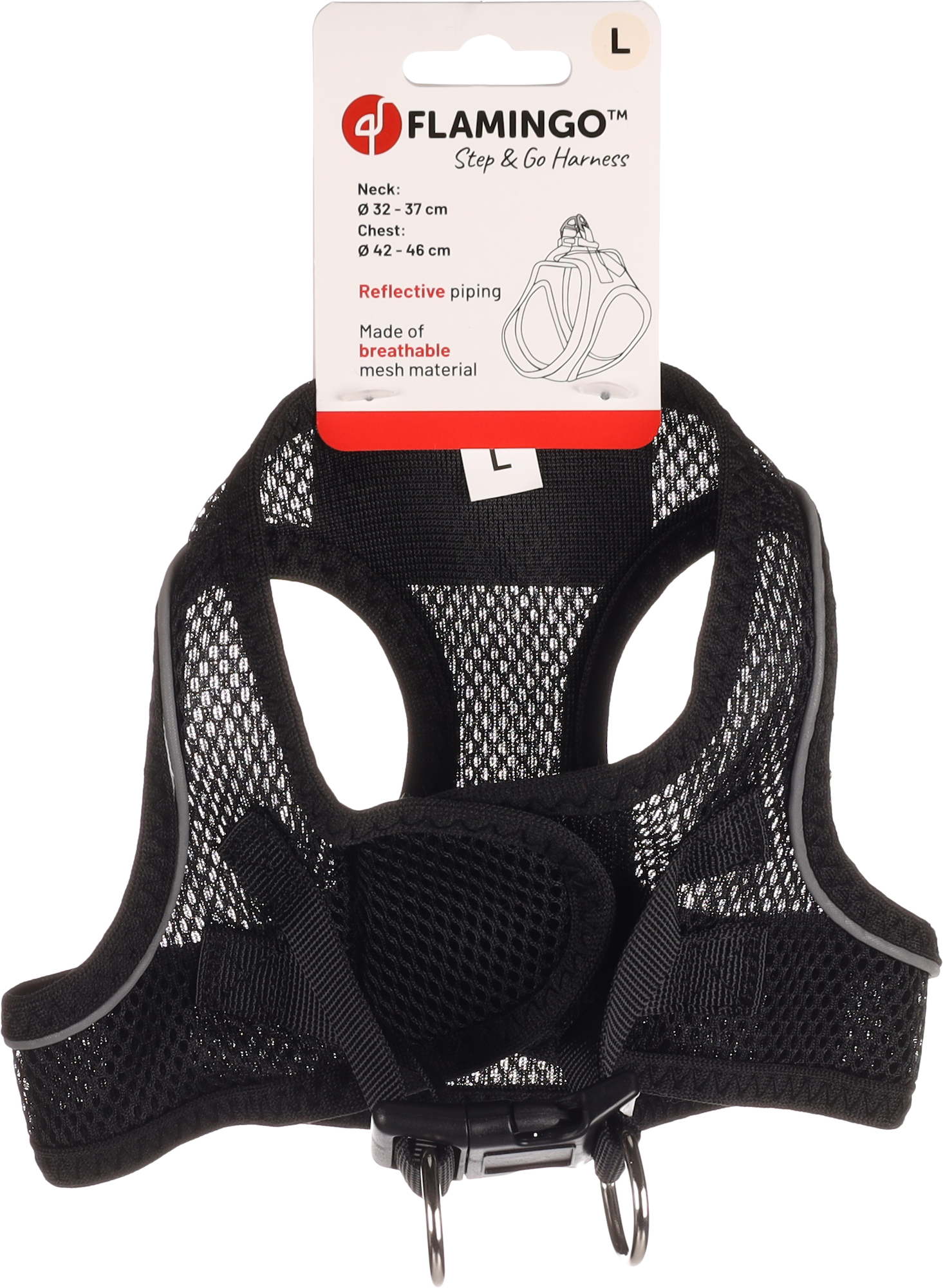 Flamingo Harness Step&Go Bento Black