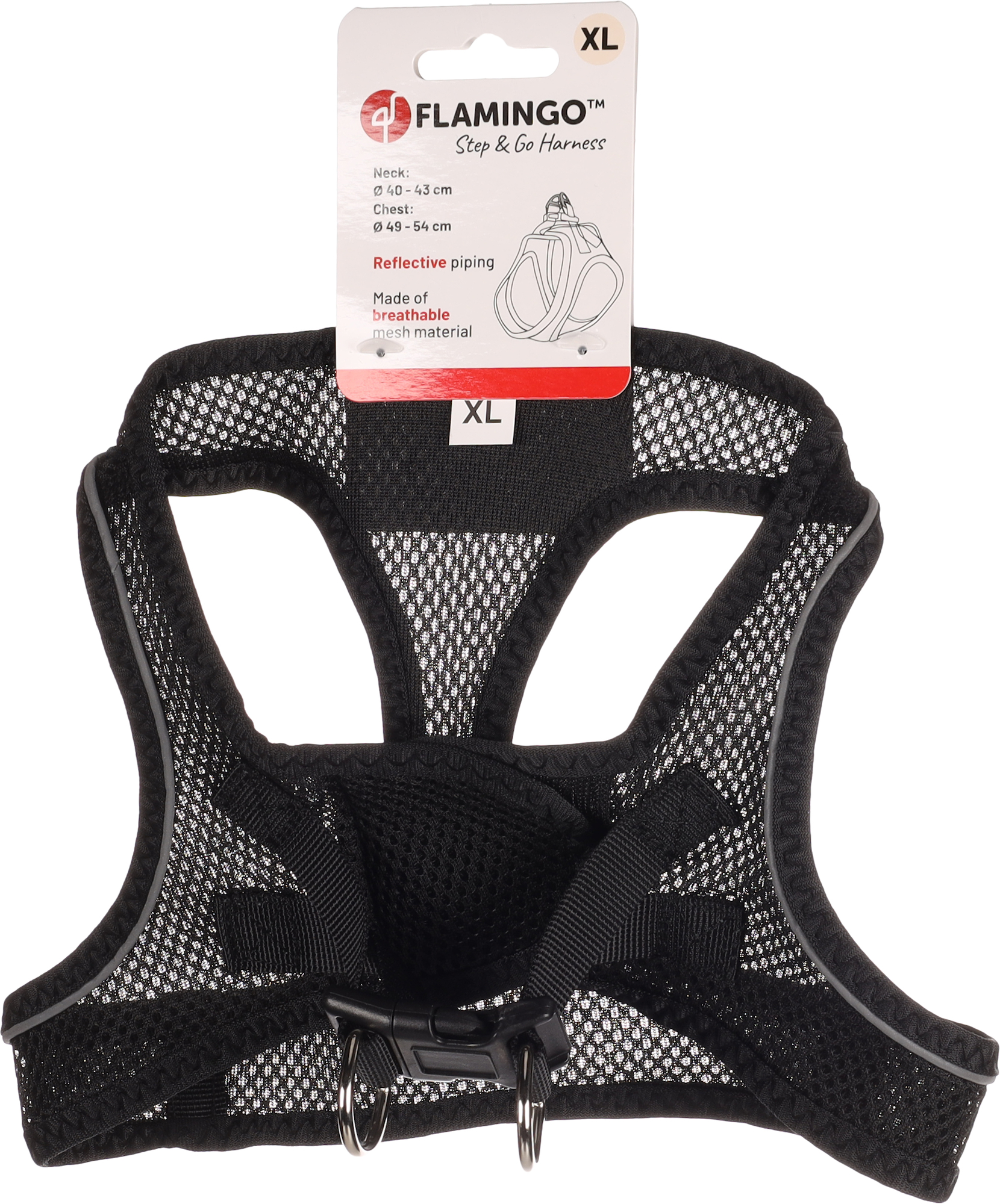 Flamingo Harness Step&Go Bento Black