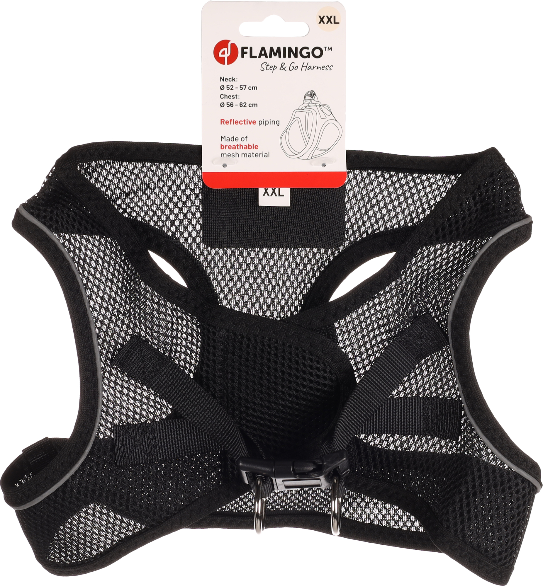 Flamingo Harness Step&Go Bento Black