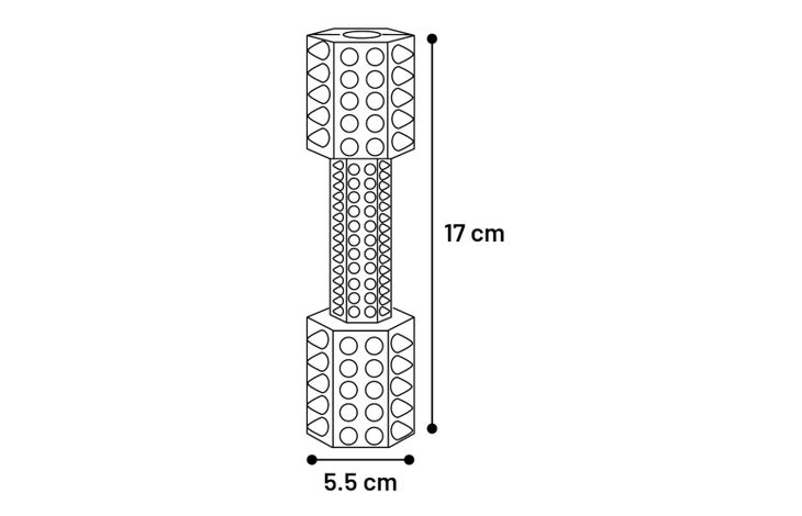 Flamingo Jouet Scrum Haltère Plusieurs couleurs