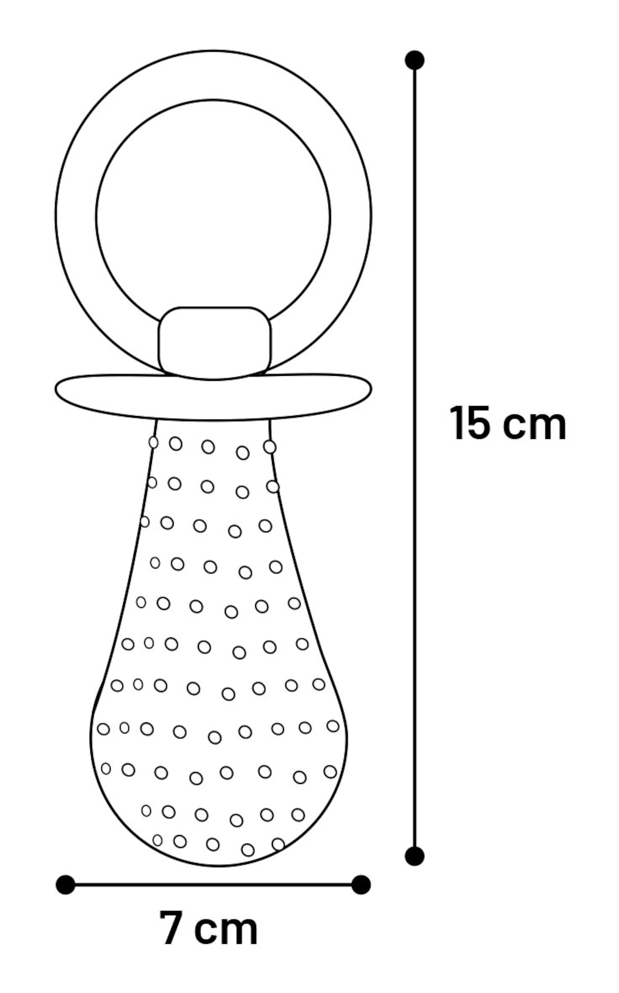 Flamingo Jouet Scrum Tétine Plusieurs couleurs