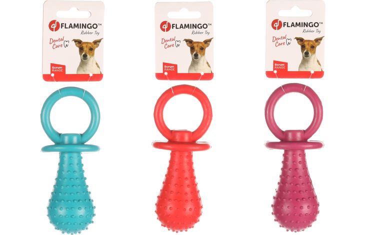 Flamingo Jouet Scrum Tétine Plusieurs couleurs
