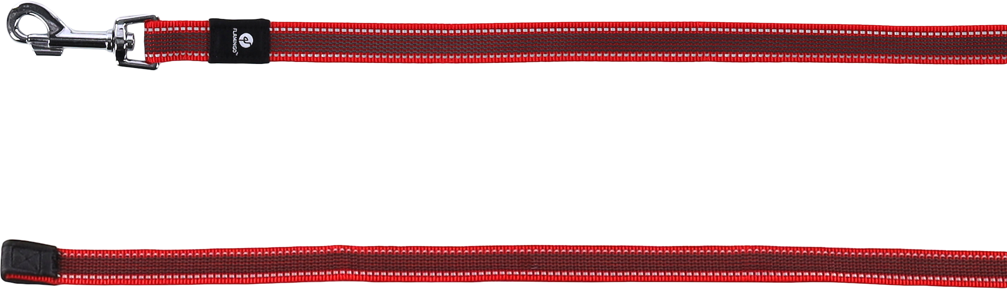 Flamingo Training and tracking leash Xeno Red