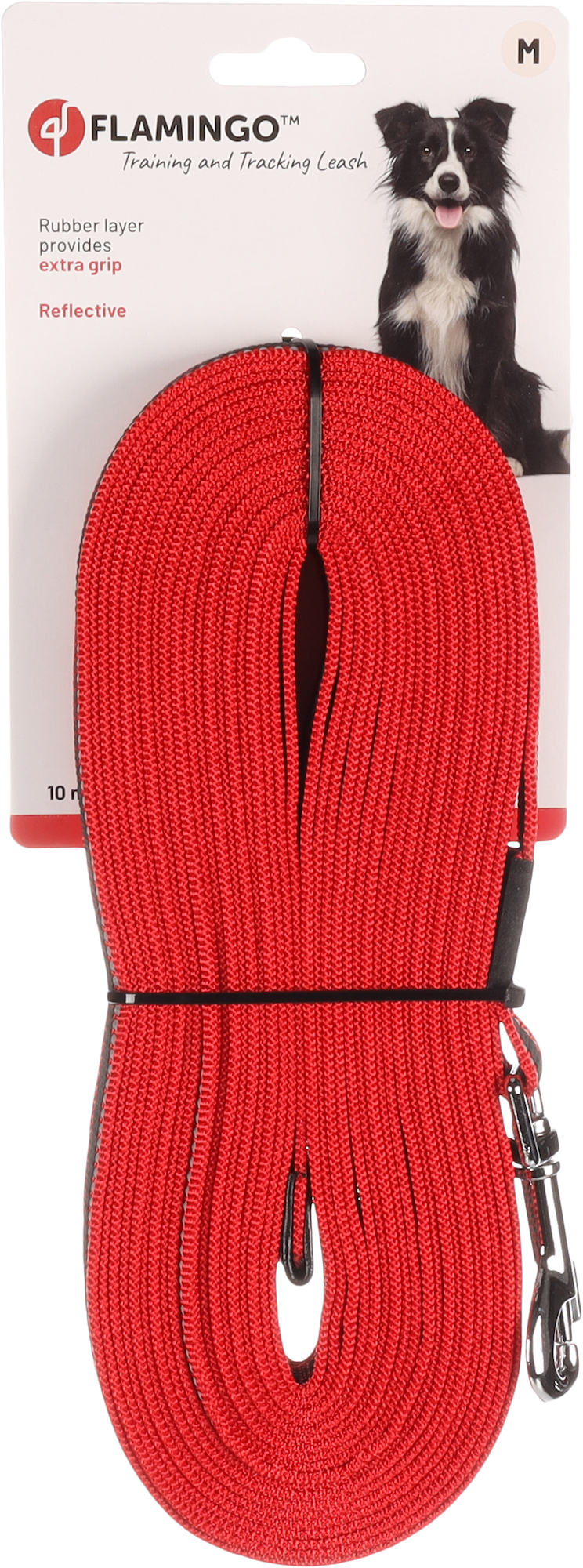 Flamingo Training and tracking leash Xeno Red