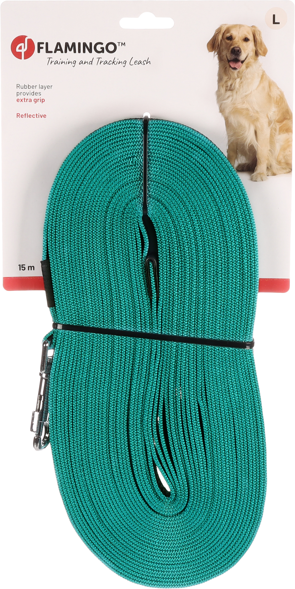 Flamingo Training and tracking leash Xeno Turquoise