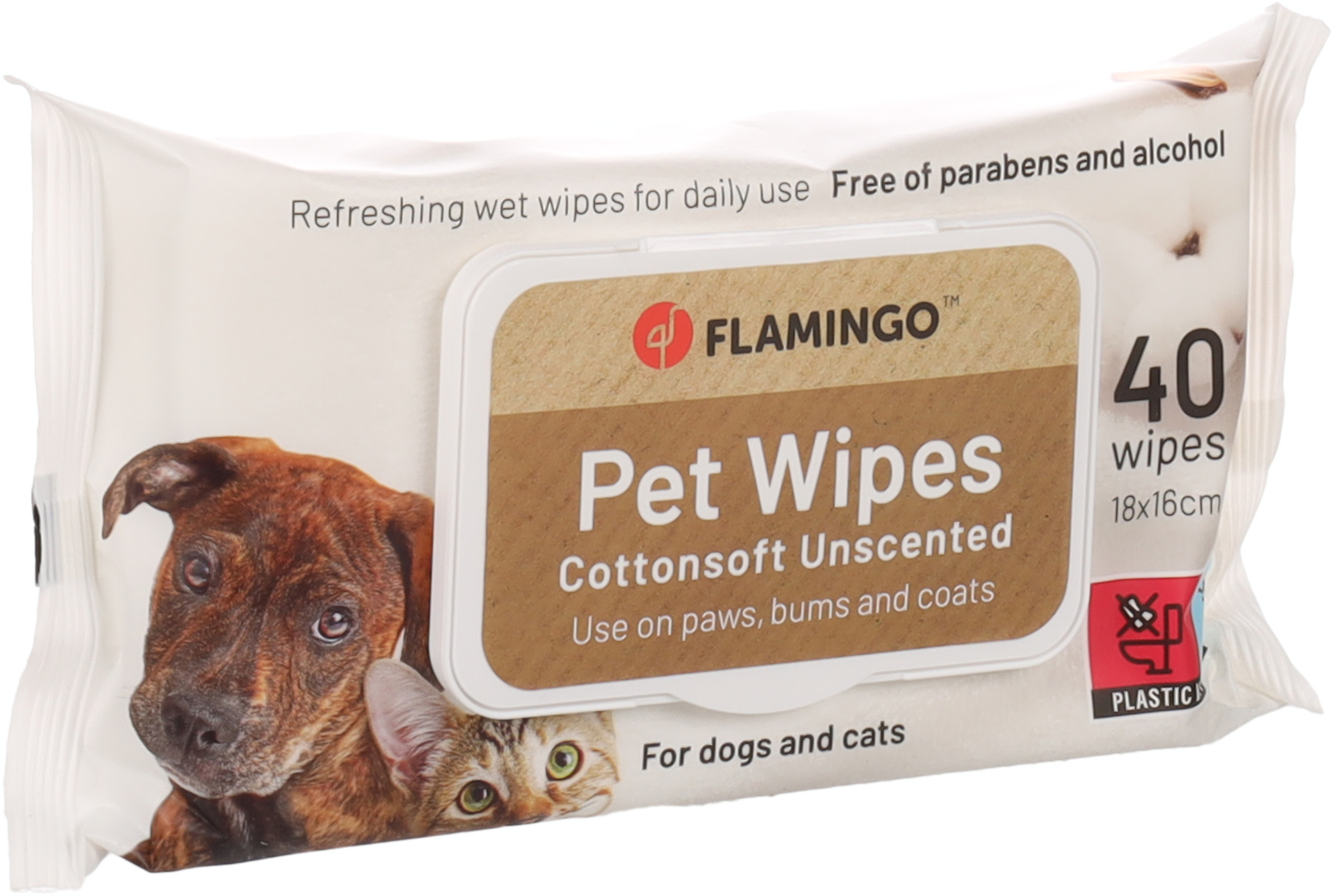 Flamingo Care wipe Reini Impregnated cloth