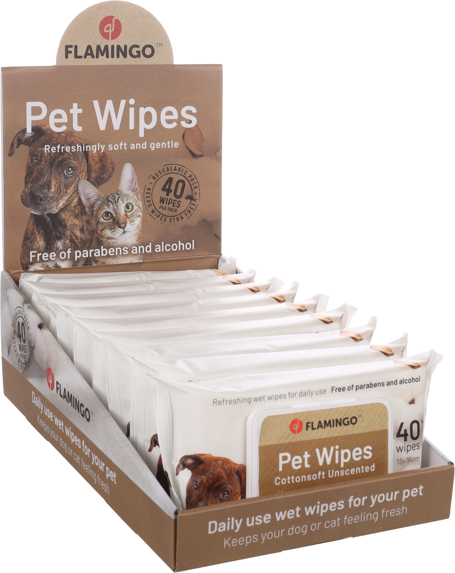 Flamingo Care wipe Reini Impregnated cloth