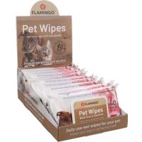 Flamingo Care wipe Reini with wild cherry flower scent Impregnated cloth