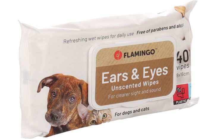 Flamingo Verzorgingsdoekje voor oog & oor Reini Geïmpregneerd doekje