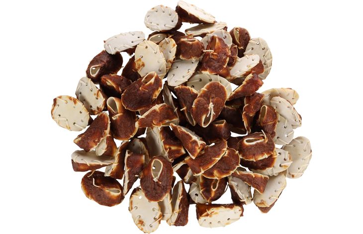 Flamingo Friandises R'Hide Chaussure Blanc avec canard 6-8cm 1,12kg