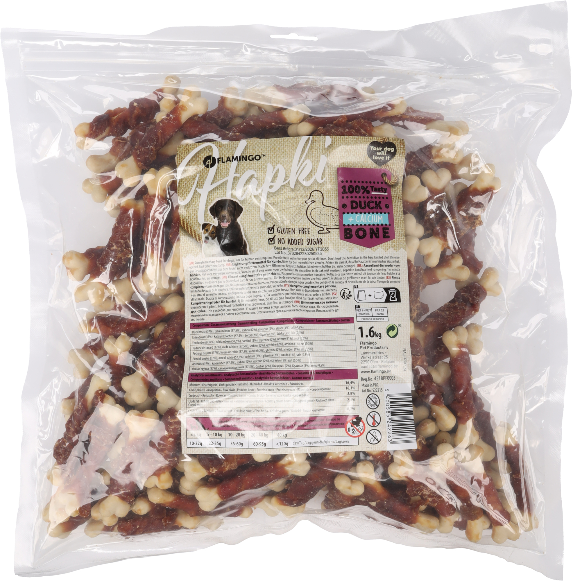 Flamingo Snacks Hapki Drumstick with duck 