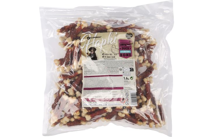 Flamingo Snack Hapki Drumstick met eend 