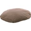 Coussin Panama Ovale Taupe