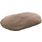 Coussin Panama Ovale Taupe