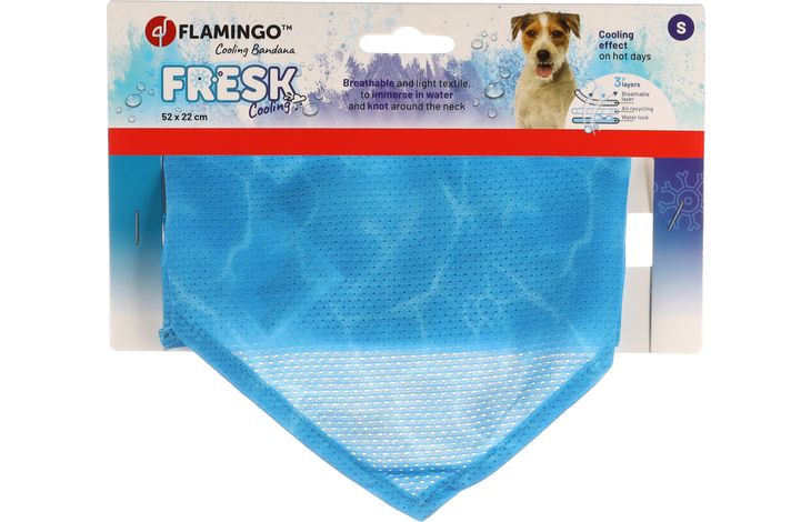 Flamingo Koelbandana Fresk Inou Blauw