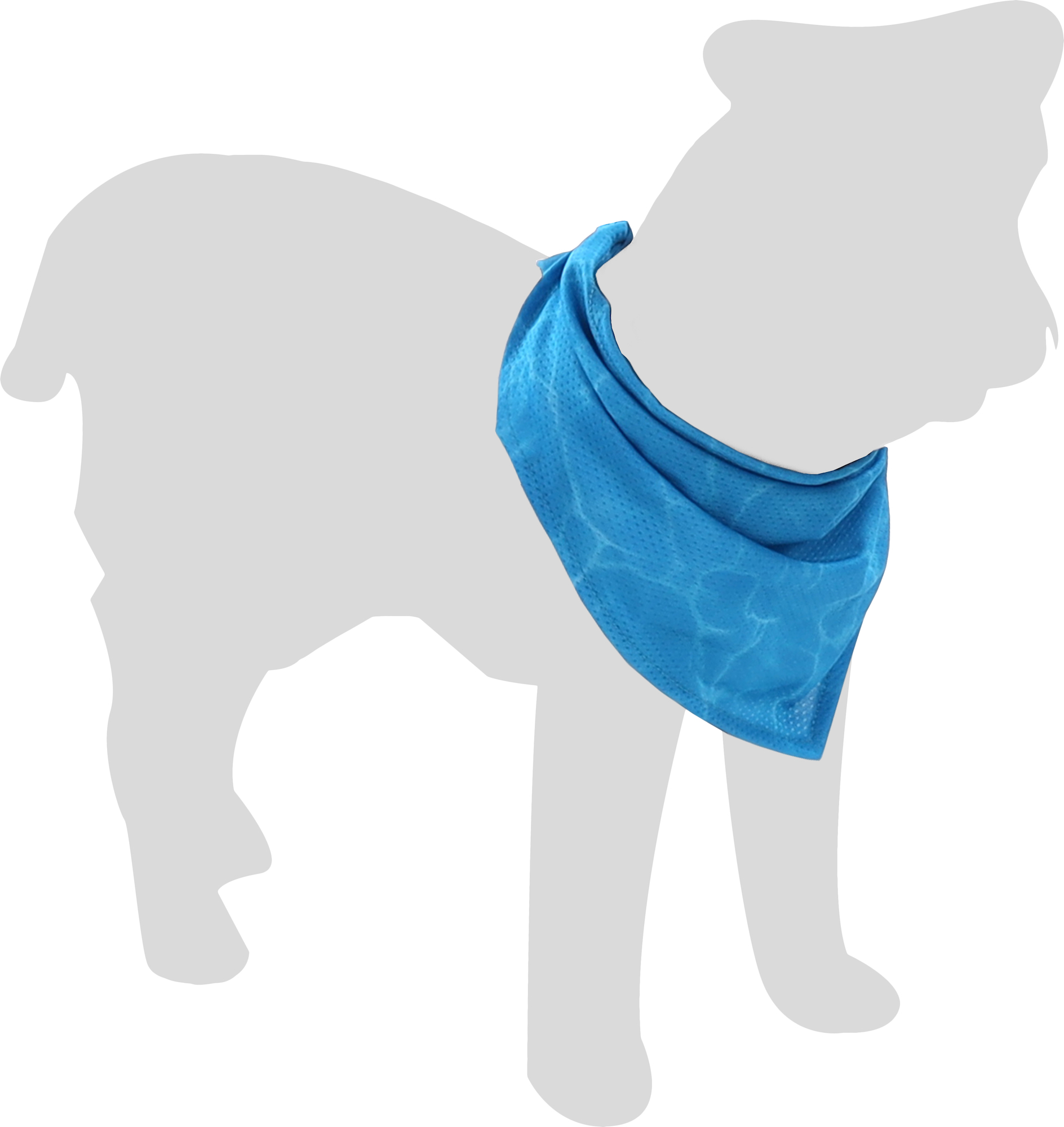 Flamingo Bandana di raffreddamento Fresk Inou Azzurro