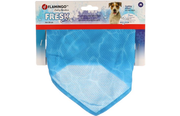 Flamingo Koelbandana Fresk Inou Blauw