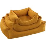 Basket Ziva Rectangle Ochre