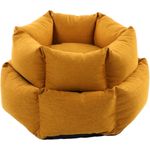 Basket Ziva Hexagon Ochre