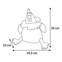 Flamingo Juguete Tucky Pollo Naranja