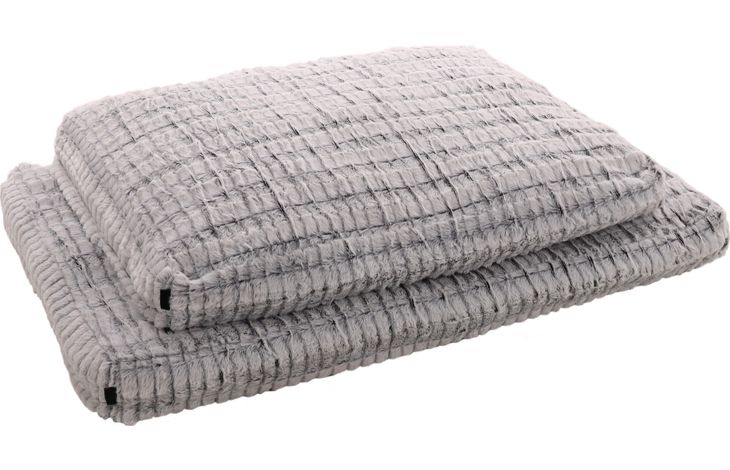 Flamingo Coussin Stella Rectangle Gris & Blanc